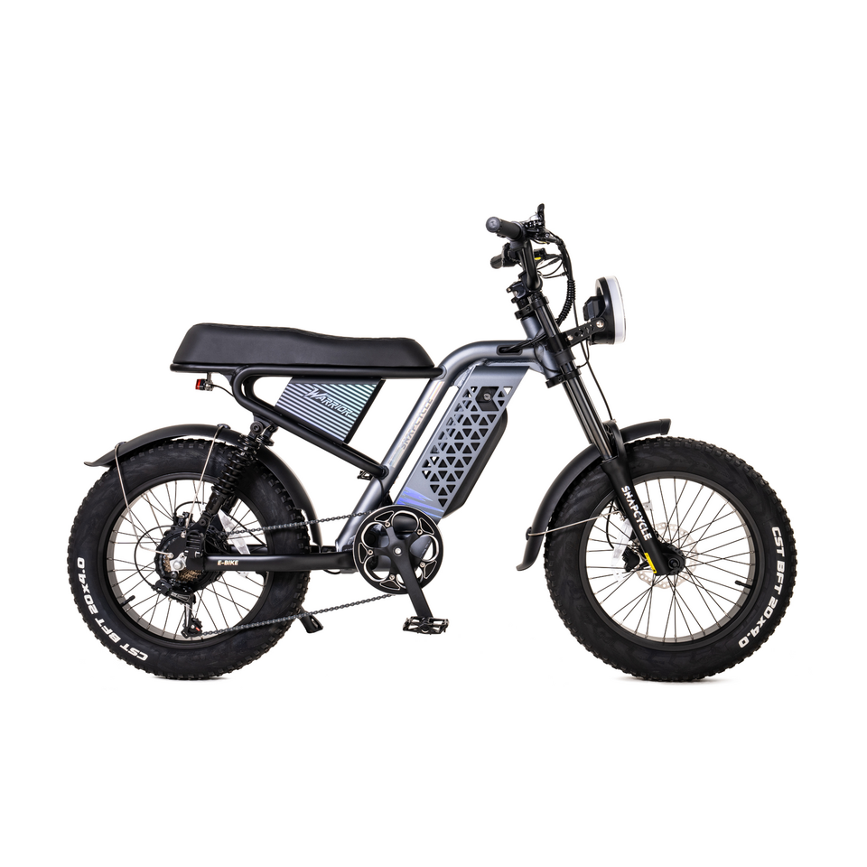 Snapcycle Warrior Aluminum 6061 Frame Electric Mountain Bike with 48V 15Ah Battery and 24-45 Miles Range