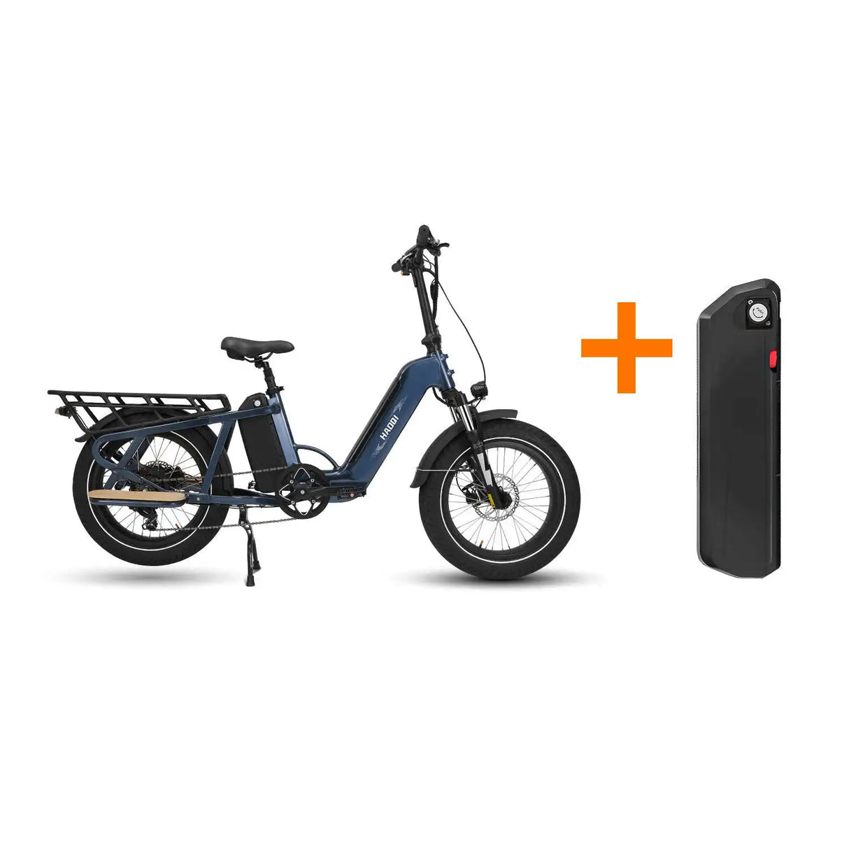 HAOQI 750W Electric Cargo Bike with 27.8Ah Camel Versatile and Efficient Urban Transport