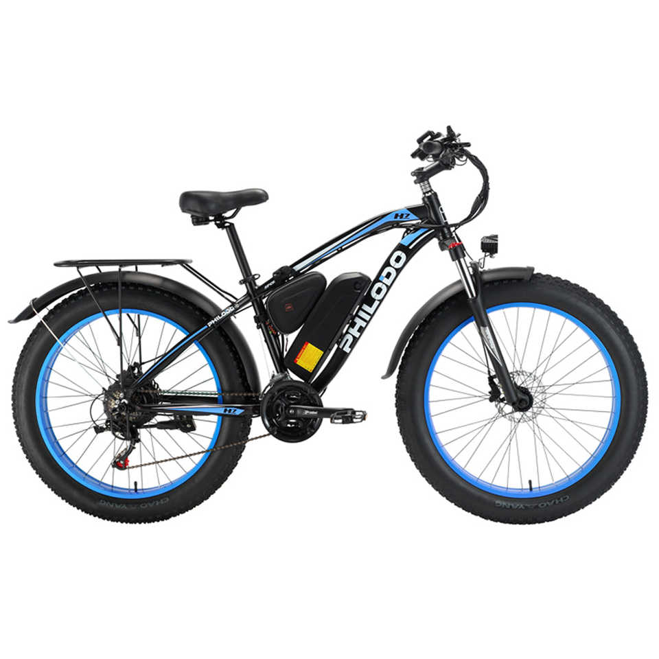 PHILODO H7Pro All-Terrain Electric Mountain Bike Adventure-Friendly Fat Bike Design
