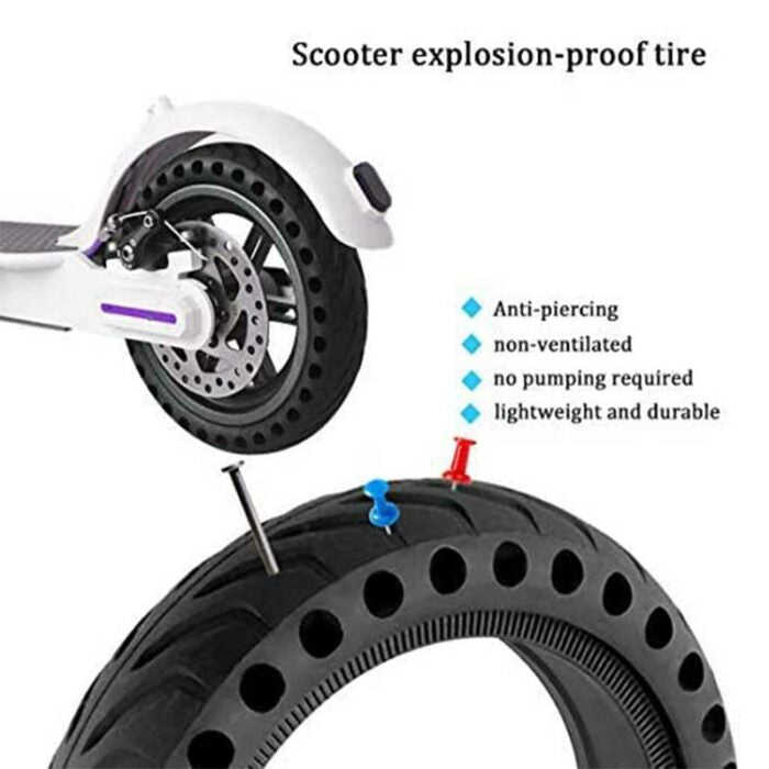 MK083 Two-Wheel Scooter 8.5-Inch Solid Tires 500W Motor Power 25km/h Max Speed 120kg Max Load Europe Warehouse Dual Seats