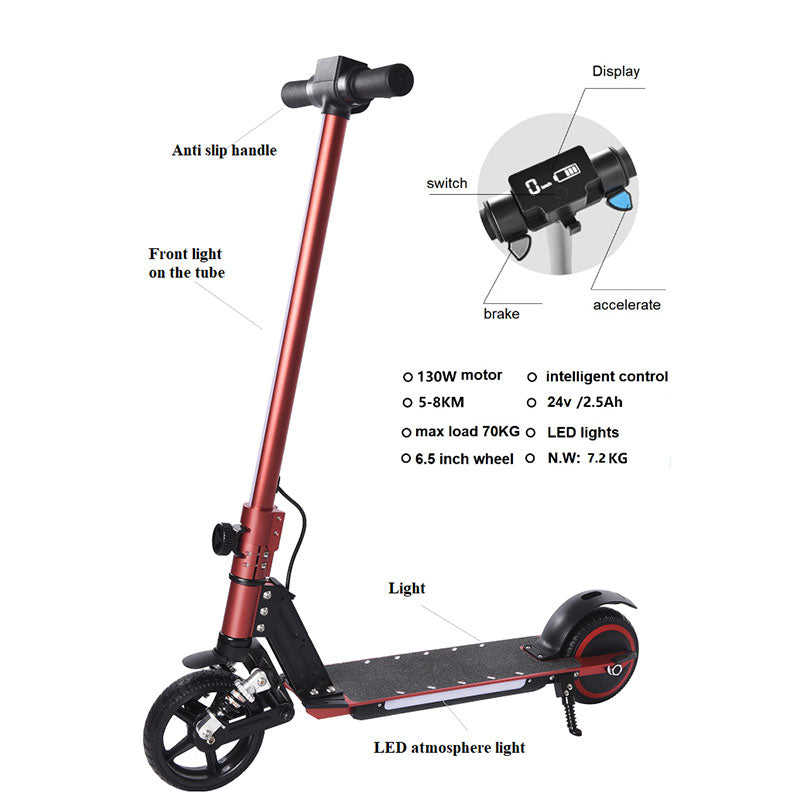 Mankeel MK028 Kids' Electric Pedal Scooter Age-Appropriate Fun & Safe Transportation