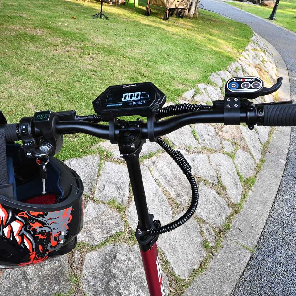 For NANROBOT D4+MAX Two-Wheel Scooter Long Range Dual Motor 1200W Power 80km/h Max Speed 10 Inch Tire 35ah Fast Off-Road 65km/h