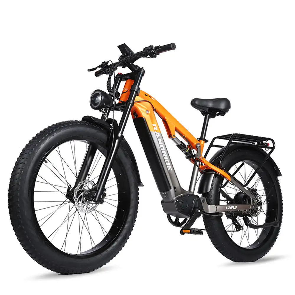 RANDRIDE YX80 Electric mountain bike with Brake Rear Light Hydraulic Brake