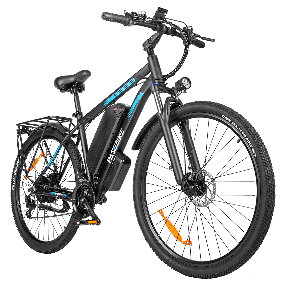 C29 Plus Adventure Electric City Bicycle with Central and Rear Hub Motors 48v Smart Electronic Type Range up to 50km