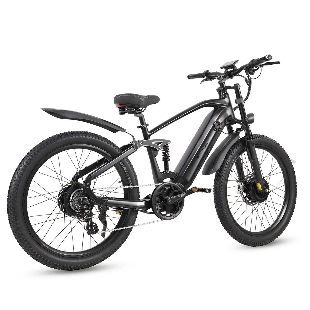 CMACEWHEEL AL26 500W*2 Dual Motor 26\" E-Mountain Bike 816Wh EMTB with Torque Sensor 48V 17Ah Battery in down Tube