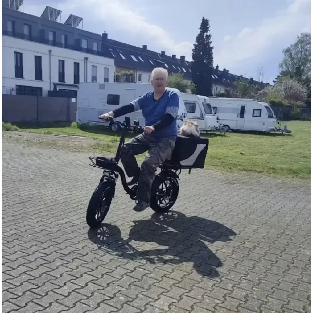 CMACEWHEEL Y20 Plus 48v Folding Electric City Bike with 20Ah Battery Smart Digital Type App Support Step through Fat Tire Ebike