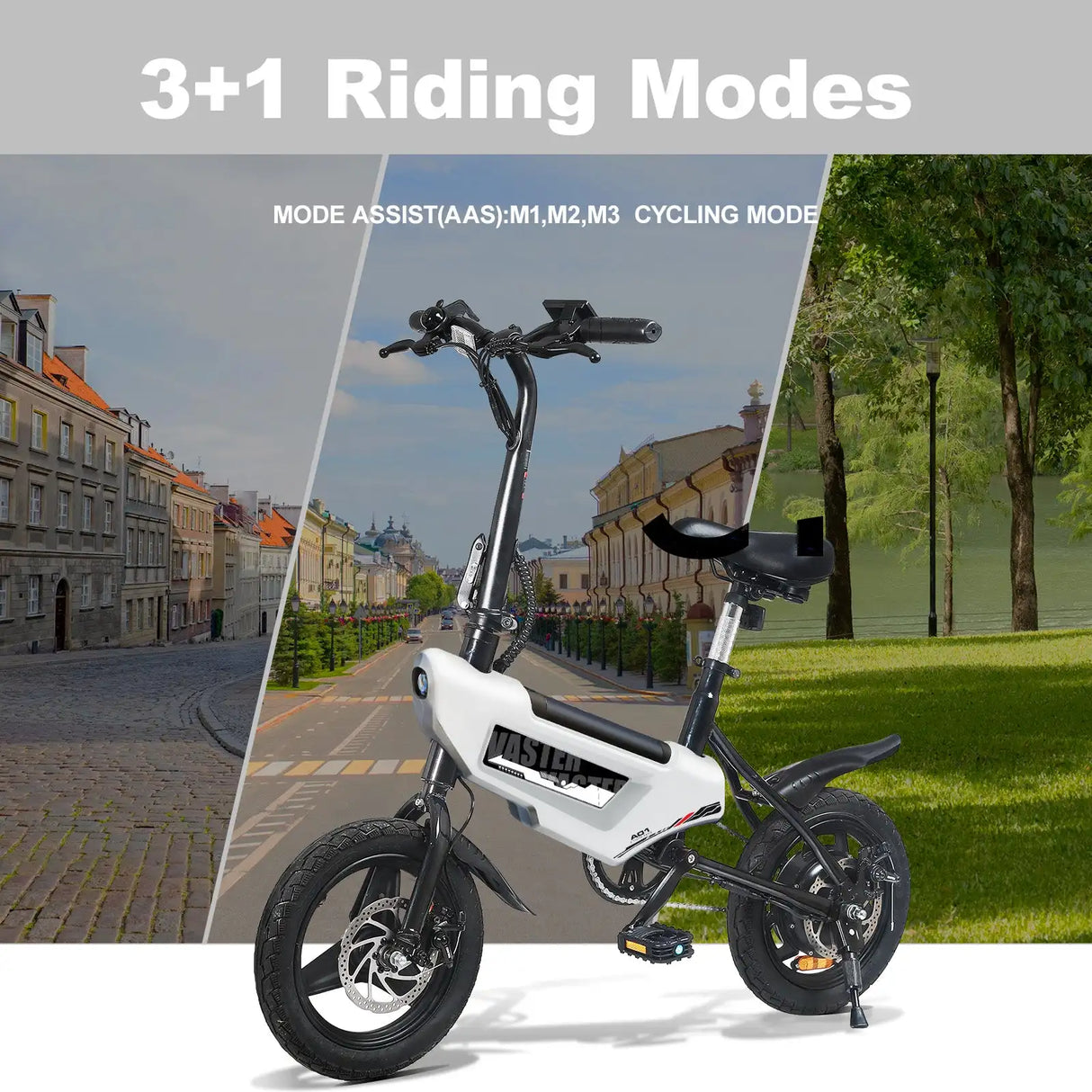 AVDL BIKE A01 Velo electrique E-Bike Pliable 14 -250W-25km /h, 6.4Ah/36V Batterie Amovible, 15-25km (Mode ASSIST), Velo Urbain A