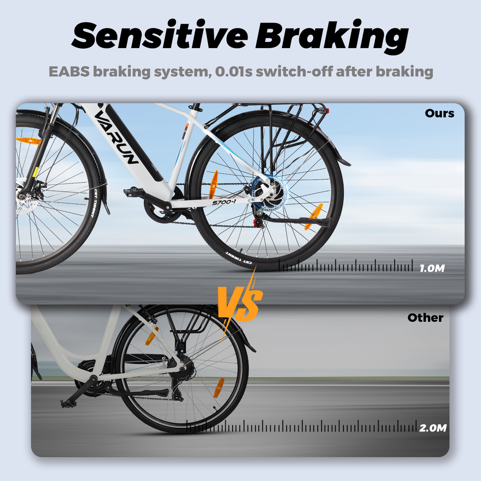 EU Stock S700-1 250W Electric Hybrid Bike 27.5 Inch High Speed 48V Lithium Battery Aluminum Alloy Frame Ebike Electric Bike