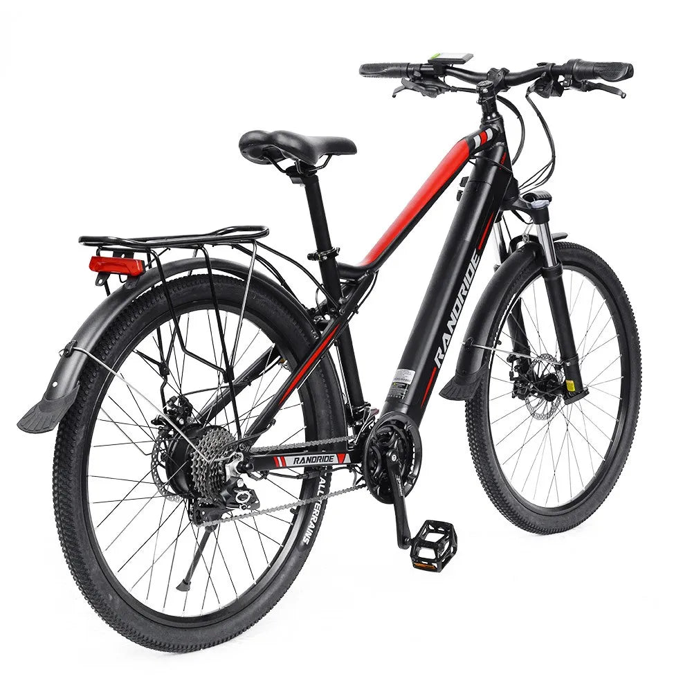 RANDRIDE Y90 Elektrofahrrad 500 W Motor 40 km/h Max. Geschwindigkeit 48 V 13.6 Ah Akku 90 km Max. Reichweite 27,5*1,95'' Reifen