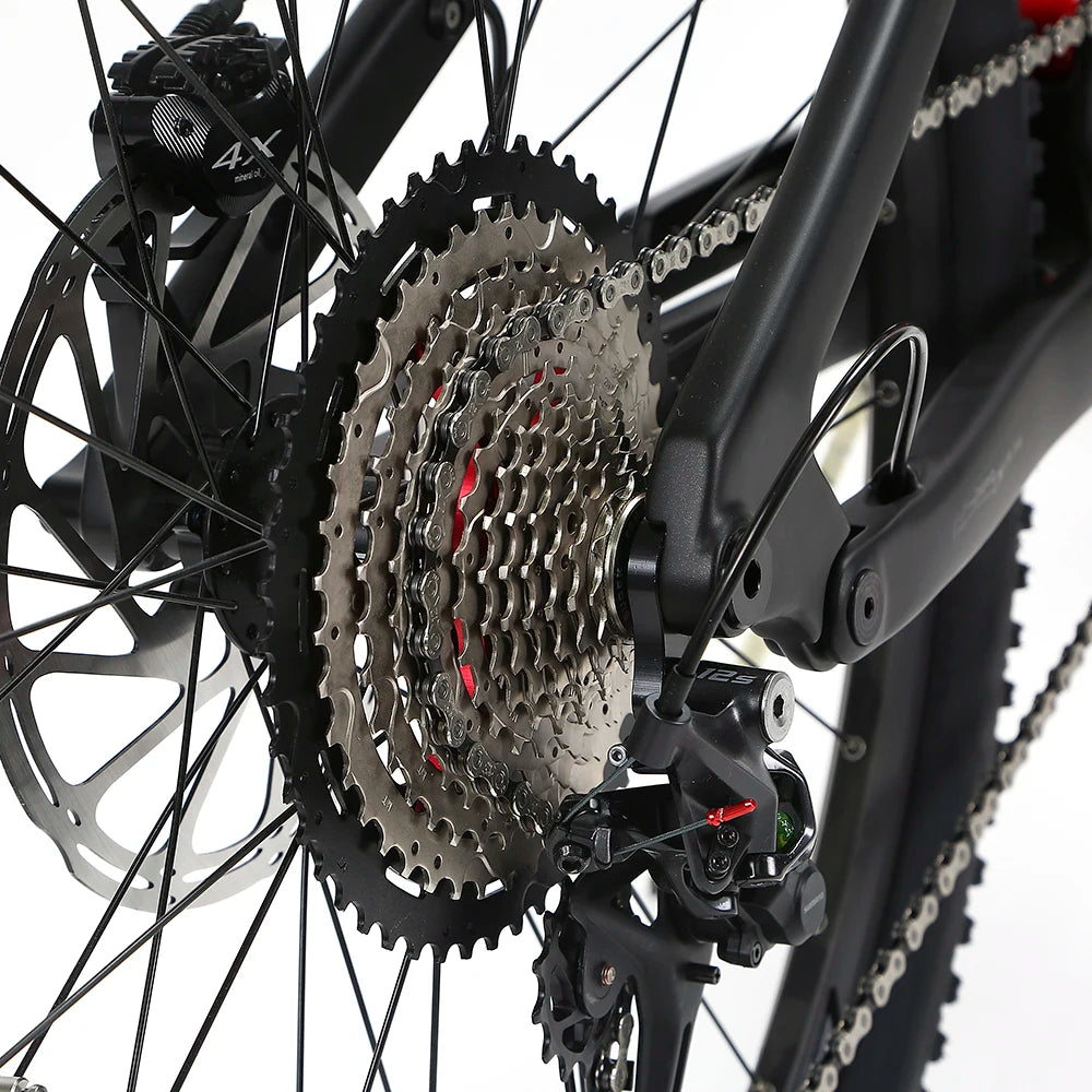 Carbon Fiber 48V 15ah Bafang Full Suspension 29er Bicicletas Deore 12 Speed Electric Bike Bicycle