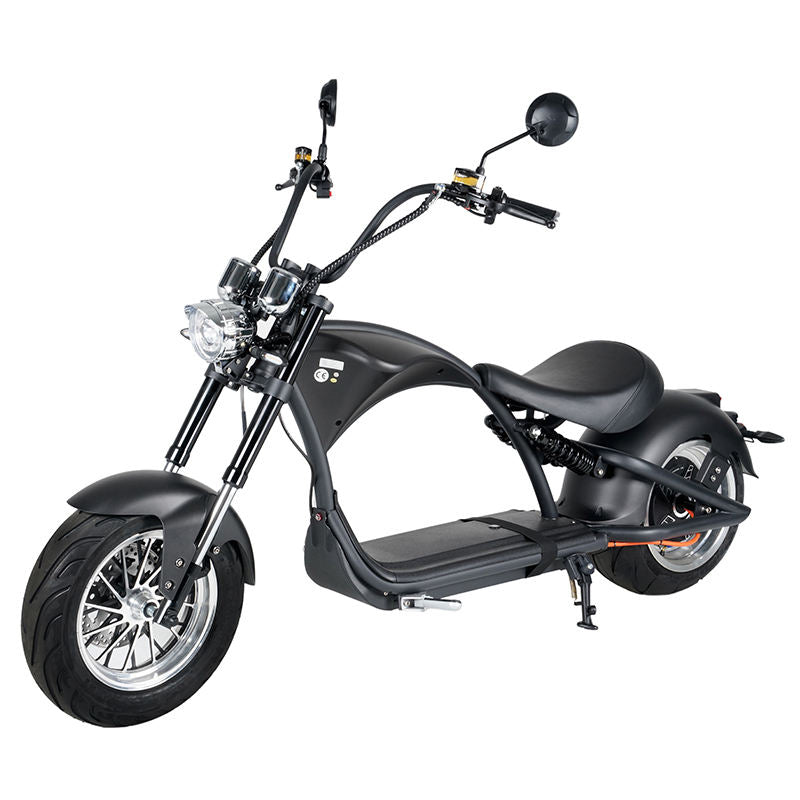 Mangosteen Electric Scooter Chopper Fat Tire Citycoco M1PS knight