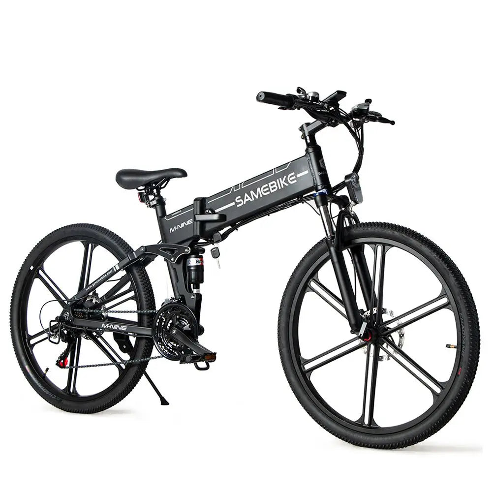 Samebike lO26-II E-Bike Offroad-Rennrad für Erwachsene 500W 26 Zoll faltbares E-Bike mit einteiligem Reifen