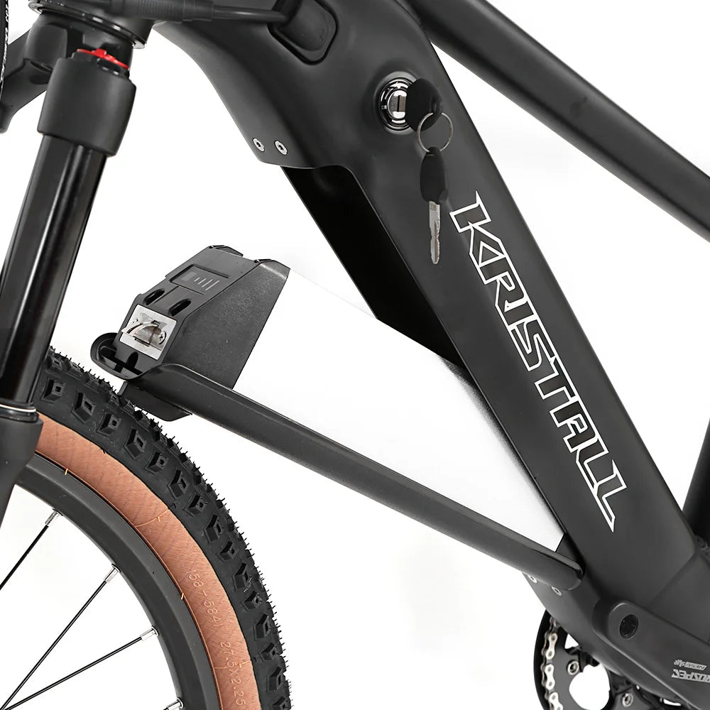 KRISTAL E-Bike mit internem Akku, Aluminiumlegierung 7005, Mountainbike, 350 W/500 W, Elektrofahrrad