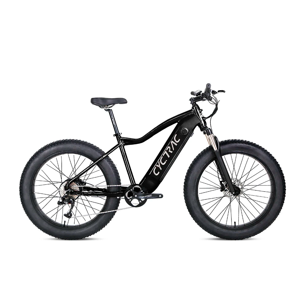 CYCTRAC EFAT500 Hub Rear Motor Drive Ebike Aluminium Electric Bike MTB Fat Tire Bicycle 26 Inch Mountain Bikes
