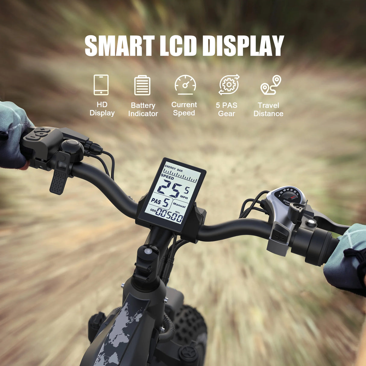 Vipdrive EU Stock Drop Shipping 750W Brushless Electric Snow Mountain Bike 48V 15AH Dual Lockable Susponsion MTB Fat Tire Ebike