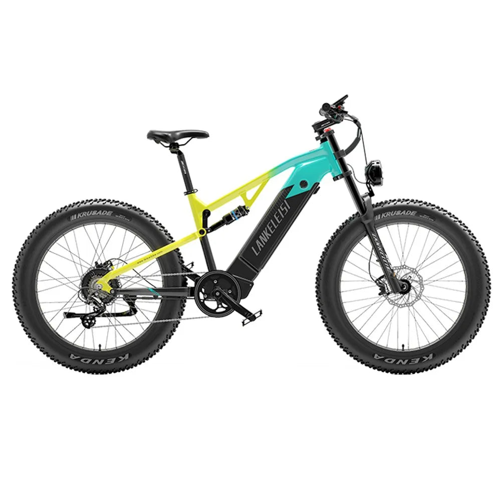 LANKELEISI RV800 Elektrofahrrad 26*4,0'' Rad 48V 750W Bafang Motor 52km/h Max. Geschwindigkeit 20Ah Batterie 120-150km Reichweit