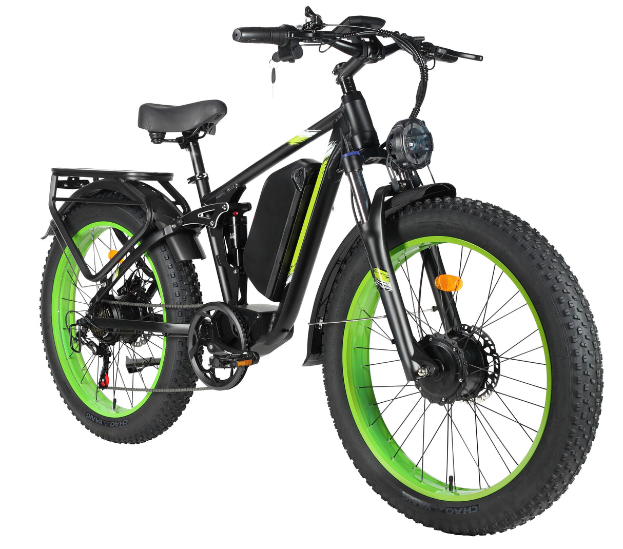 EU Stock FINDER 26 Dual Motors 1000W*2 Fat tire 26*4.0 52V 25AH battery Electric Mountain snow E-Bike