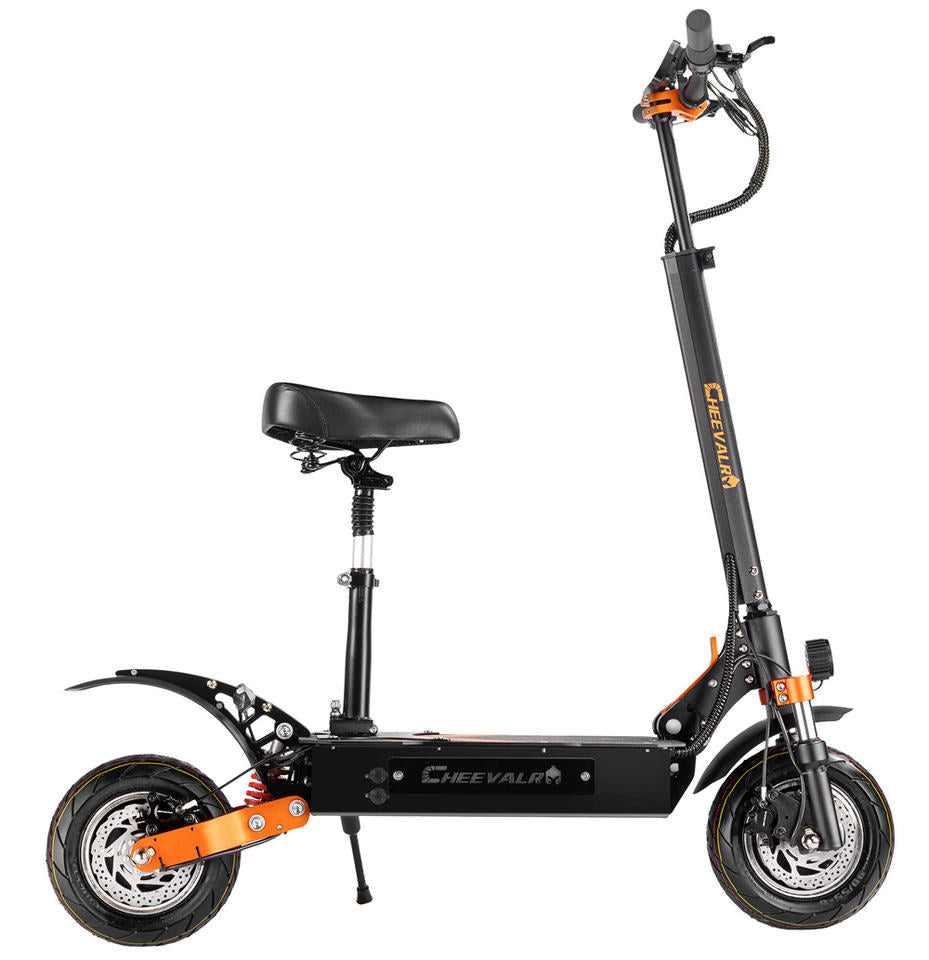 Cheevalry S10 Electric Scooter 52V33AH Dual Motor 1600W*2 10inch Tyre Max Speed 70km/h 110-130km Range Dual Suspension New