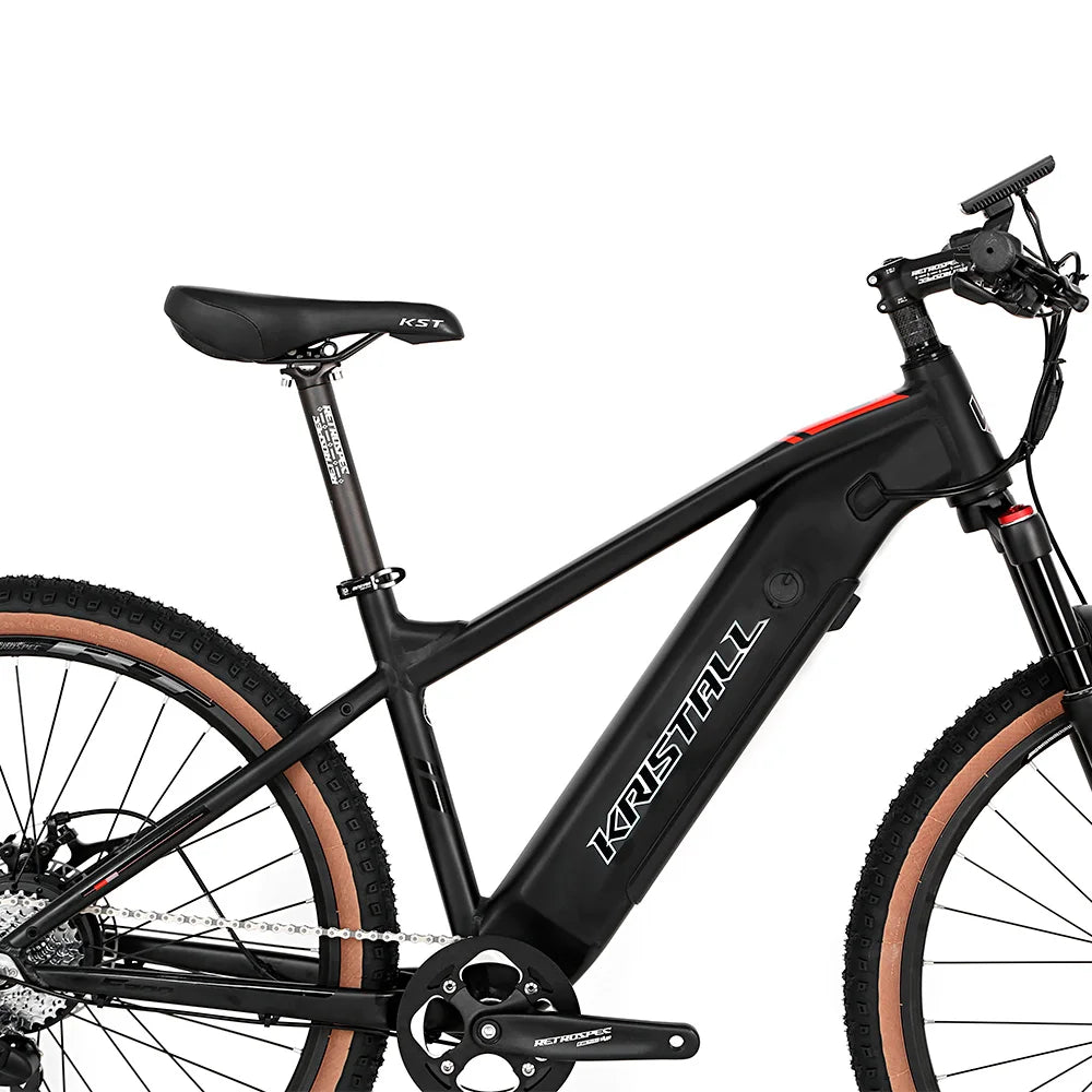 KRISTAL E-Bike mit internem Akku, Aluminiumlegierung 7005, Mountainbike, 350 W/500 W, Elektrofahrrad