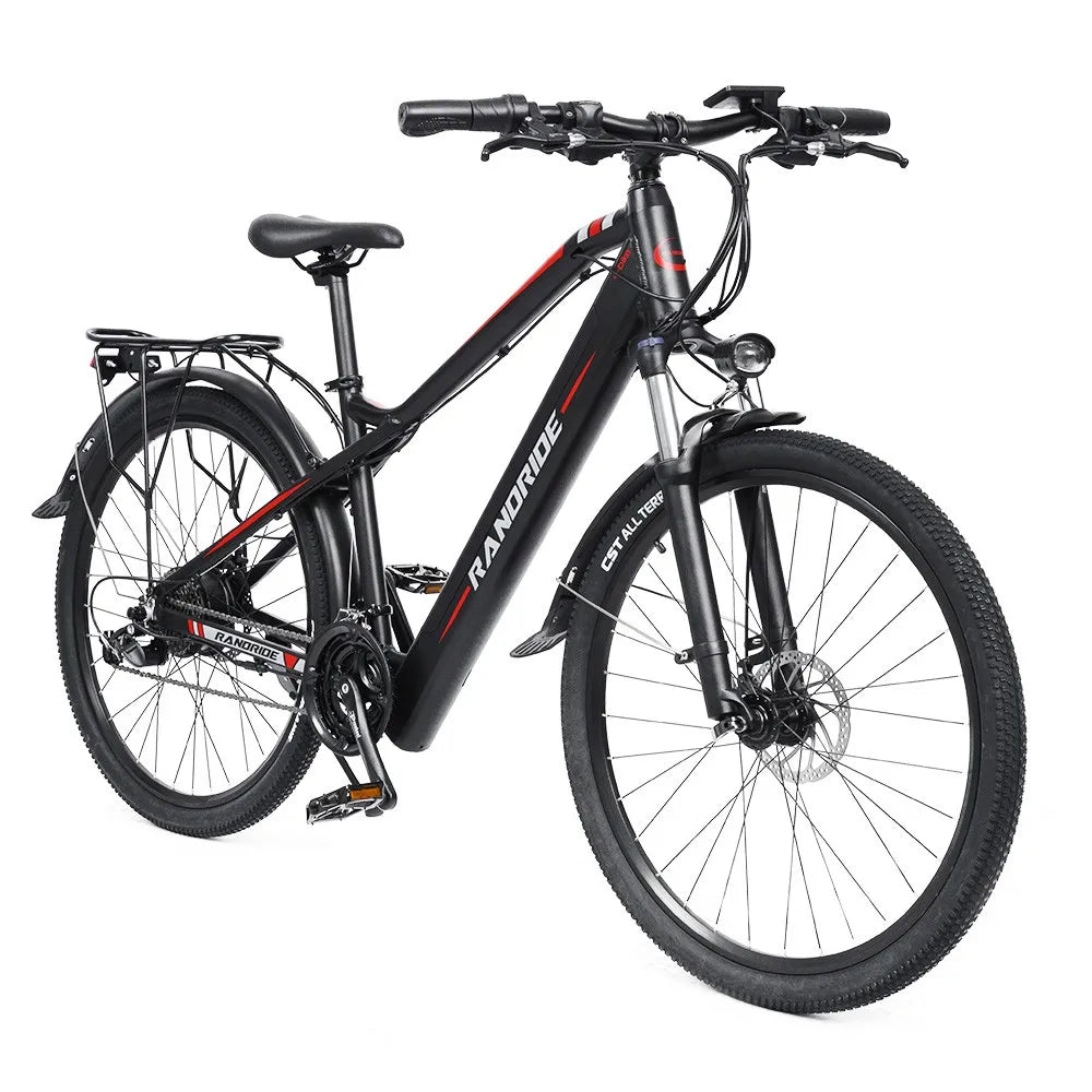 RANDRIDE Y90 Elektrofahrrad 500 W Motor 40 km/h Max. Geschwindigkeit 48 V 13.6 Ah Akku 90 km Max. Reichweite 27,5*1,95'' Reifen