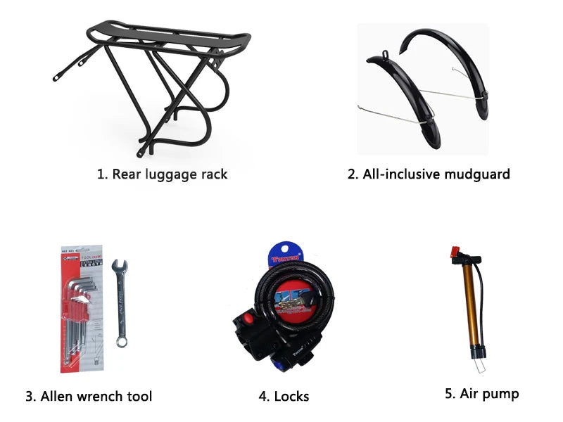 LANKELEISI ES500 PRO Elektro-Citybike, 48V 350W Vorderradnabe, Aluminiumlegierung, 7 Gänge, elektronischer Lithium-Akku