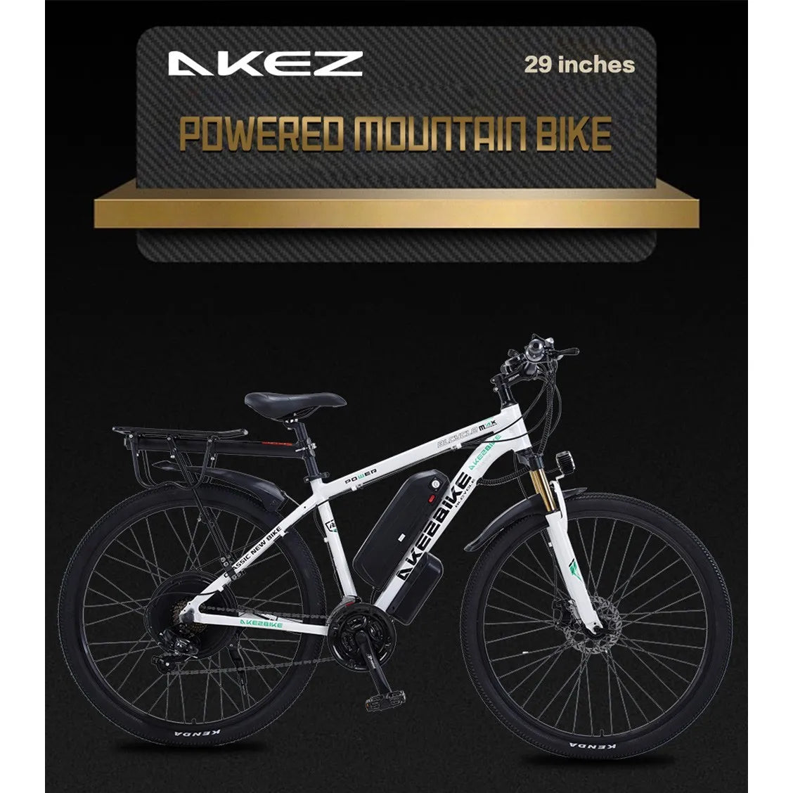 Akez Electric Mountainbike 1000W 29 Zoll Trek Elektro fahrrad für Erwachsene China 2025 E Bike MTB Long Range 45Kmh Hard Tail