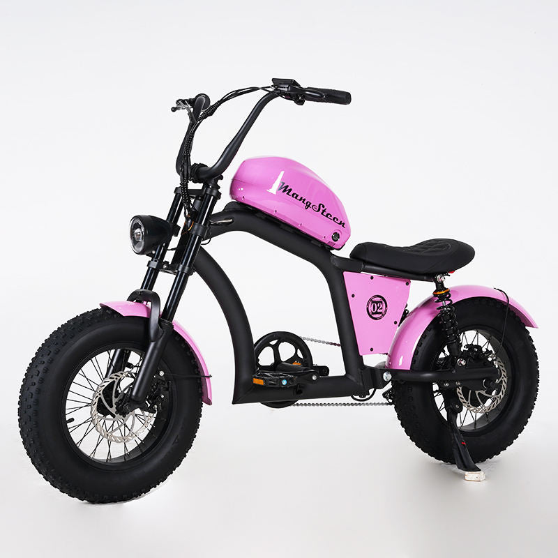 Mangosteen Chopper Electric Bike FT02 MINI 500W Motor 48V22.5AH Speed 25KM/H