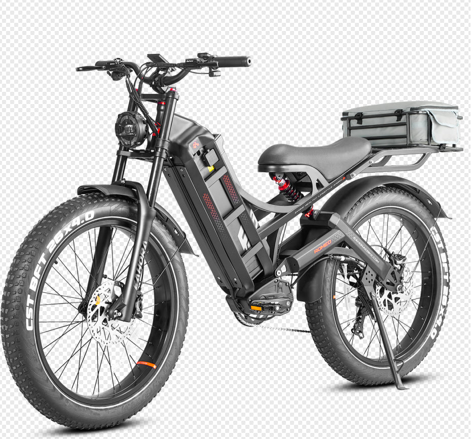 Eahora Romeo Pro Full Suspension Electric Bike Single Motor 1200W/2500W 48V 60Ah/52V 60ah 7-Speed 32Km/H Speed 70-120Km Range