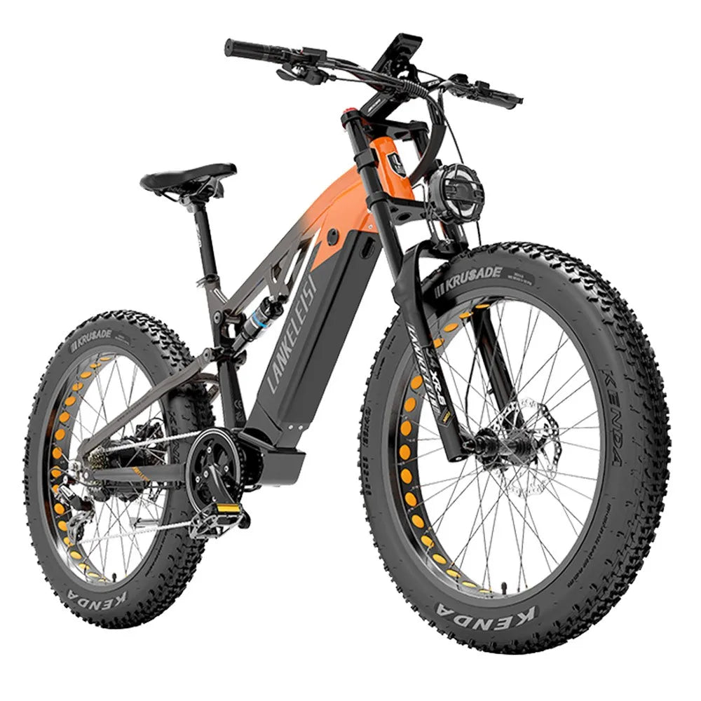 LANKELEISI RV800 Elektrofahrrad 26*4,0'' Rad 48V 750W Bafang Motor 52km/h Max. Geschwindigkeit 20Ah Batterie 120-150km Reichweit