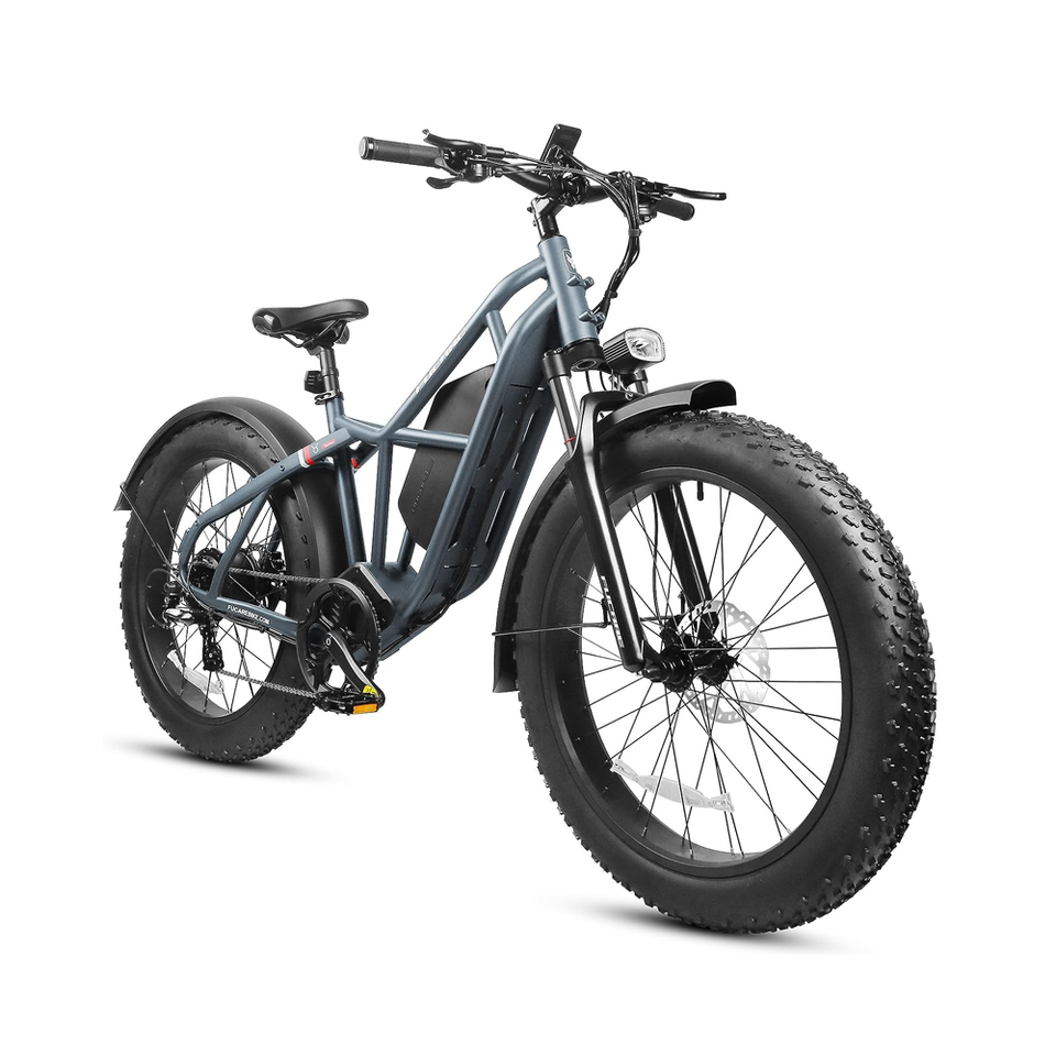 Taurus 26\" All-Terrain Electric Hybrid Cruiser Bike 8 Speed Lithium Battery Aluminum Alloy Frame Long Range Hydraulic Brake
