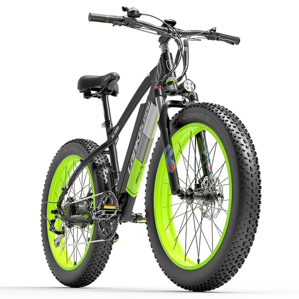 LANKELEISI XC4000 Elektrofahrrad 48 V 1000 W Motor 17,5 Ah Batterie 26 * 4,0 Dicke Reifen