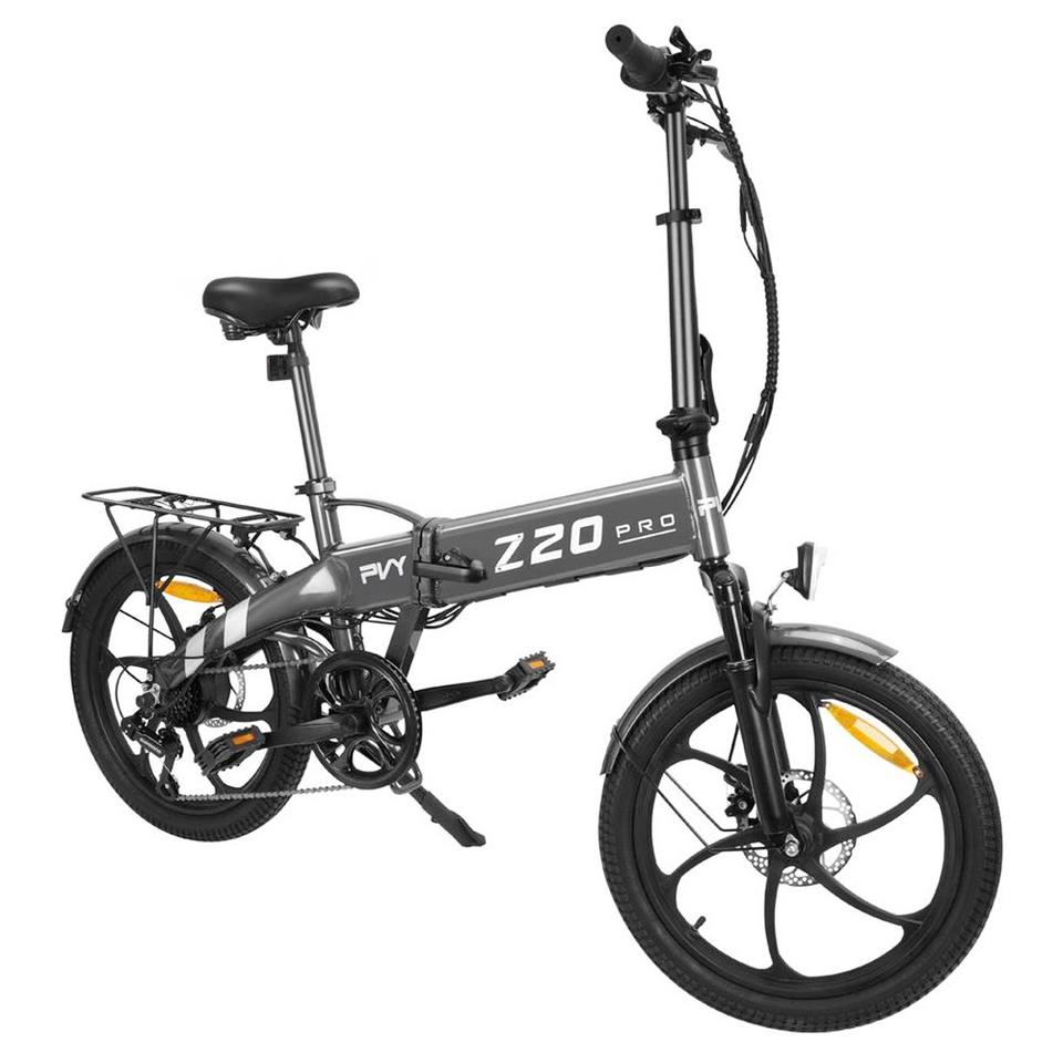 PVY Z20 Pro Elektrofahrrad 500 W Nabenmotor 25 km/h max. Geschwindigkeit 10,4 Ah herausnehmbarer Akku 80-100 km Reichweite LCD-D