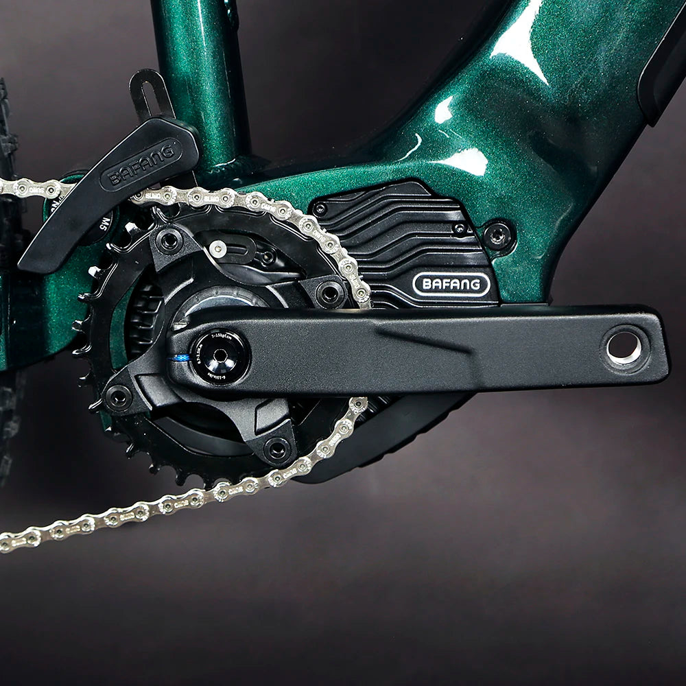 CYCTRAC Electric Bike 48V Mid Drive Motor Bafang Electric System Alu Alloy Mtb E Mountain Bikes