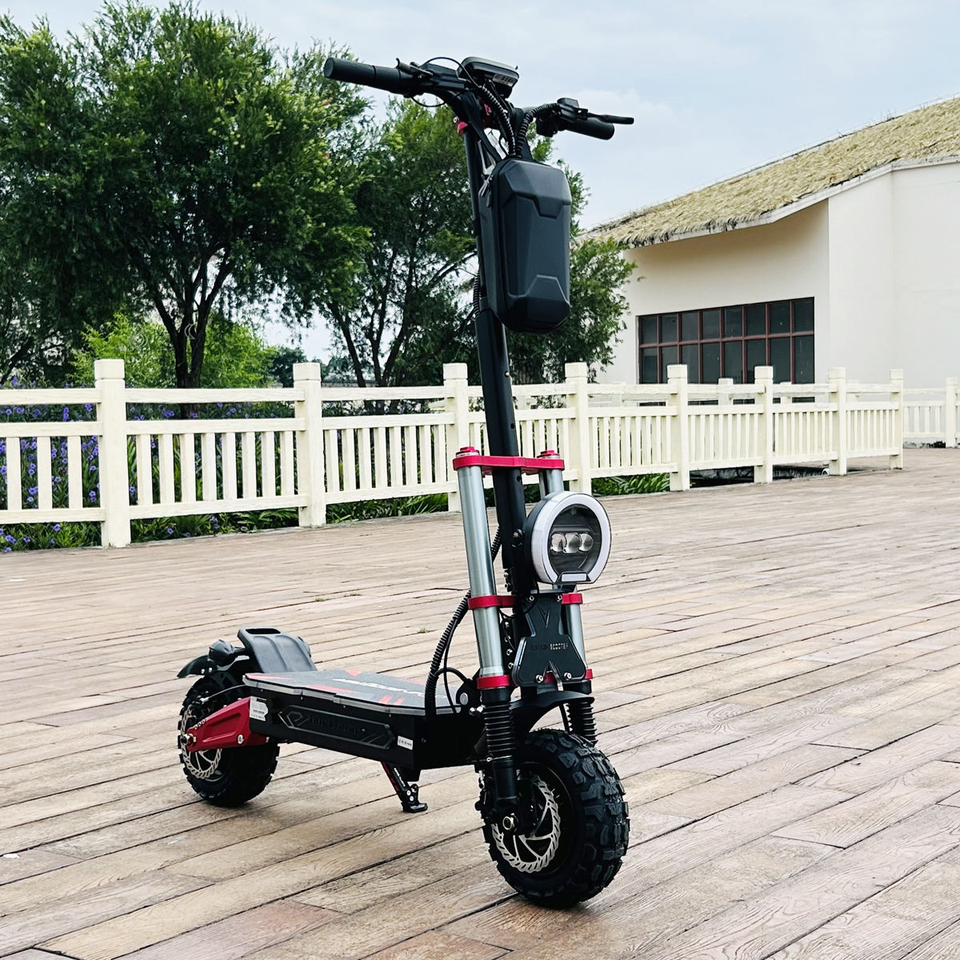 BOYUEDA S5-11 Electric Scooter 6000W Dual Motor 60V 38AH Large Battery 120KM Foldable Human Height Smart Digital Germany/Poland