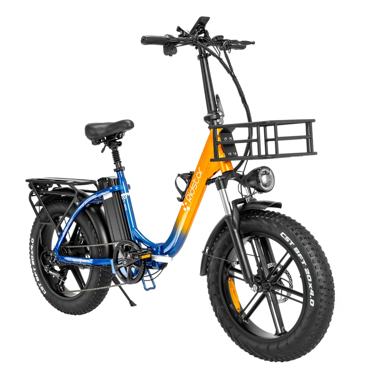 RIDSTAR MN20 Faltbares 1000W Elektrofahrrad, 48V 15AH Lithium-Akku, bürstenloser Motor, 20-Zoll-Magnesiumfelgen für Erwachsene, Offroad