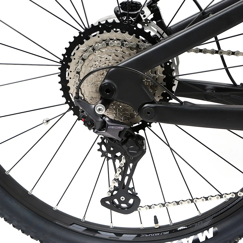 Carbonrahmen-Elektrofahrrad, E-Mountainbike, vollgefedert, 29 Zoll, für Erwachsene, Bafang Motorbike