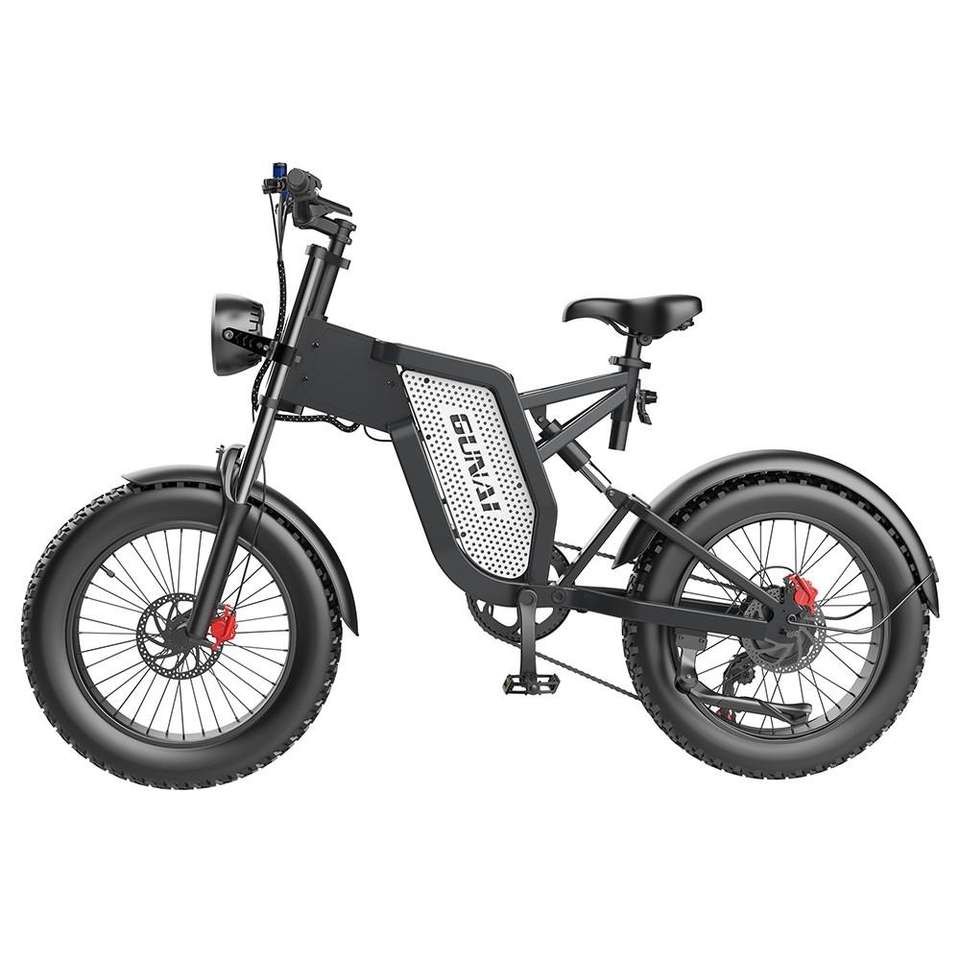 GUNAI MX25 1000W Brushless Motor Electric Mountain Bike with 20*4,0 Inch Fat Tire 50 km/h Top Speed 48V 25Ah