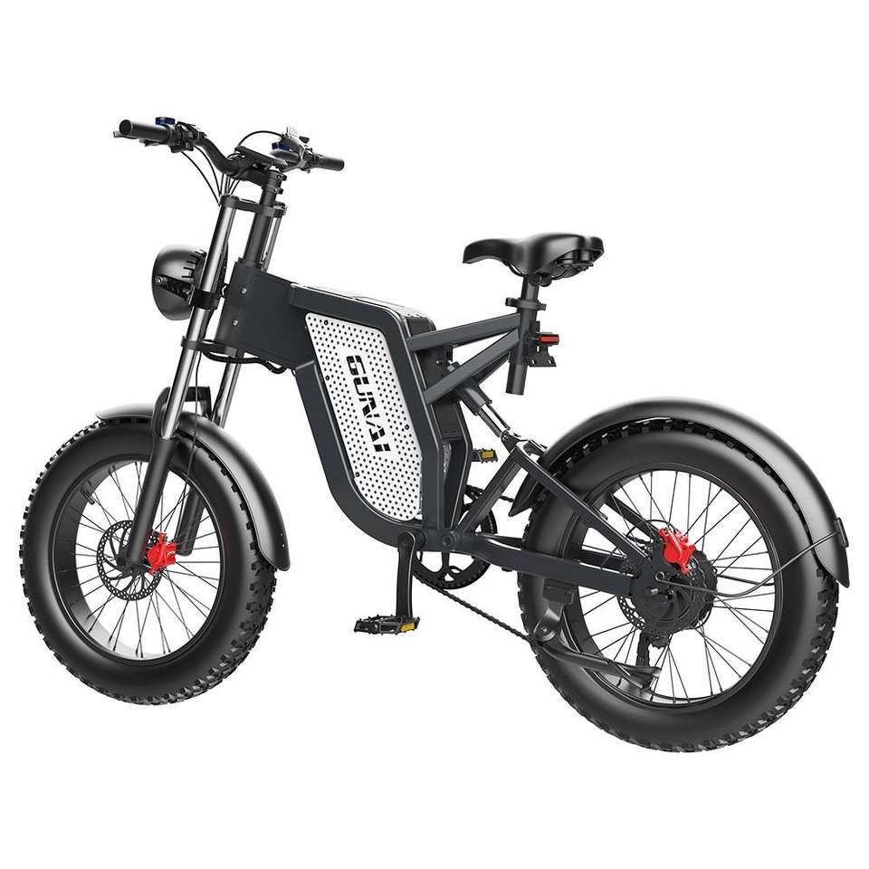 GUNAI MX25 1000W Brushless Motor Electric Mountain Bike with 20*4,0 Inch Fat Tire 50 km/h Top Speed 48V 25Ah