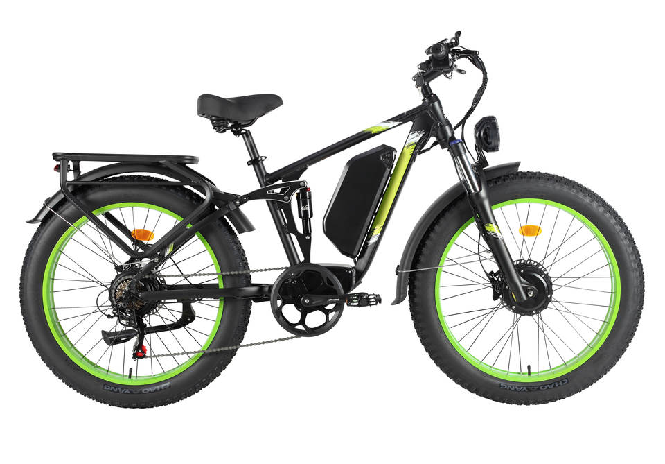 EU Stock FINDER 26 Dual Motors 1000W*2 Fat tire 26*4.0 52V 25AH battery Electric Mountain snow E-Bike
