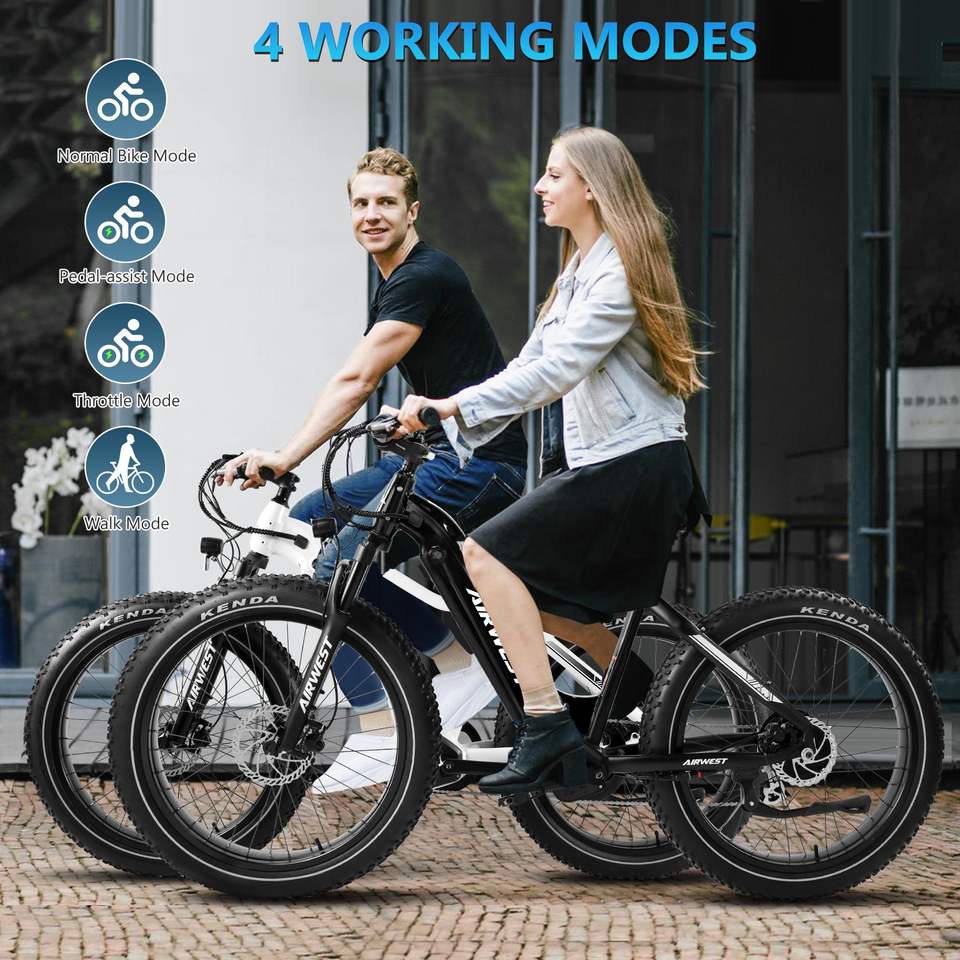 EU USA Stock 48V 15AH Fat Tire Electric Mountain Long Rang Bicycle 750W LCD Display Sport Ebike Wholesale for Adults