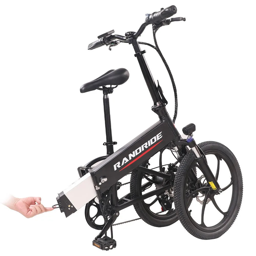 RANDRIDE YA20 Elektrofahrrad 500 W Motor 40 km/h Max. Geschwindigkeit 48 V 12,8 Ah Akku 80-90 Max. Reichweite 20*1,95'' CST Reif
