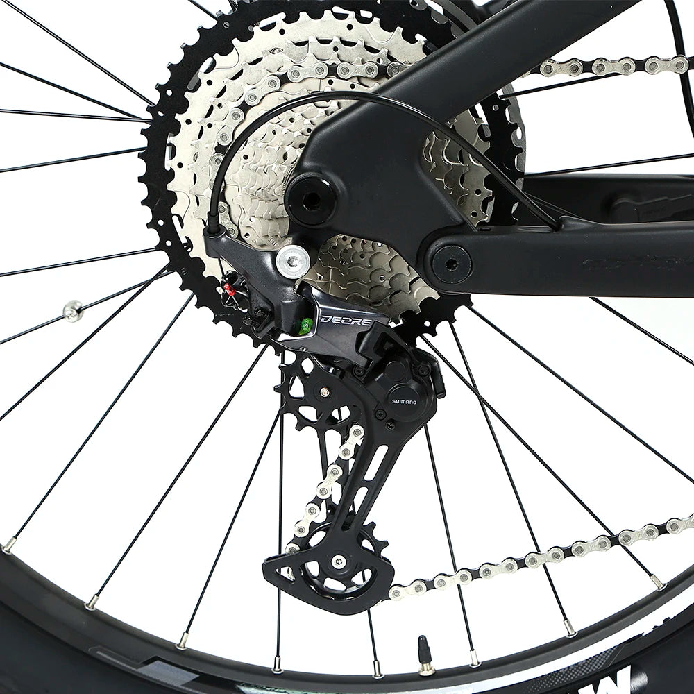 Carbon Fiber 48V 15ah Bafang Full Suspension 29er Bicicletas Deore 12 Speed Electric Bike Bicycle