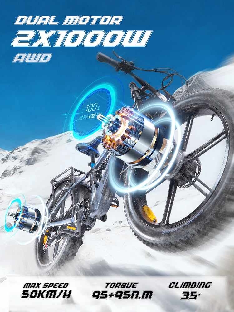 KIMDYMA K03 | Fat Tires Electric Bike