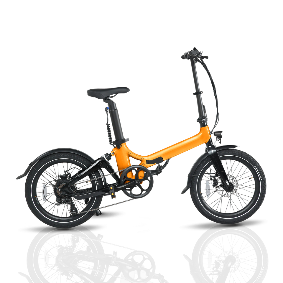 Onemile Nomad E2 Electric Folding Bike 250W 36V 10ah 20*4.0inch Tyre 25km/h Speed 80km Range Hydraulic Disc Brake