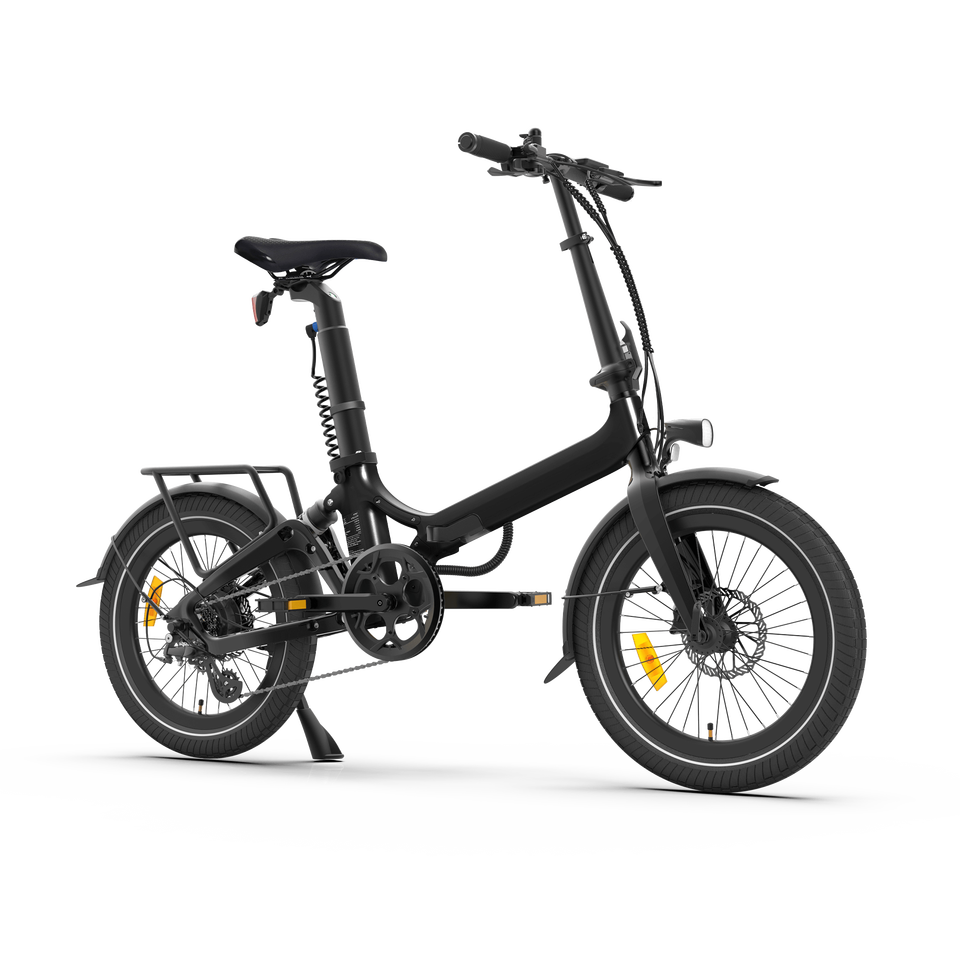Onemile Nomad E2 Electric Folding Bike 250W 36V 10ah 20*4.0inch Tyre 25km/h Speed 80km Range Hydraulic Disc Brake