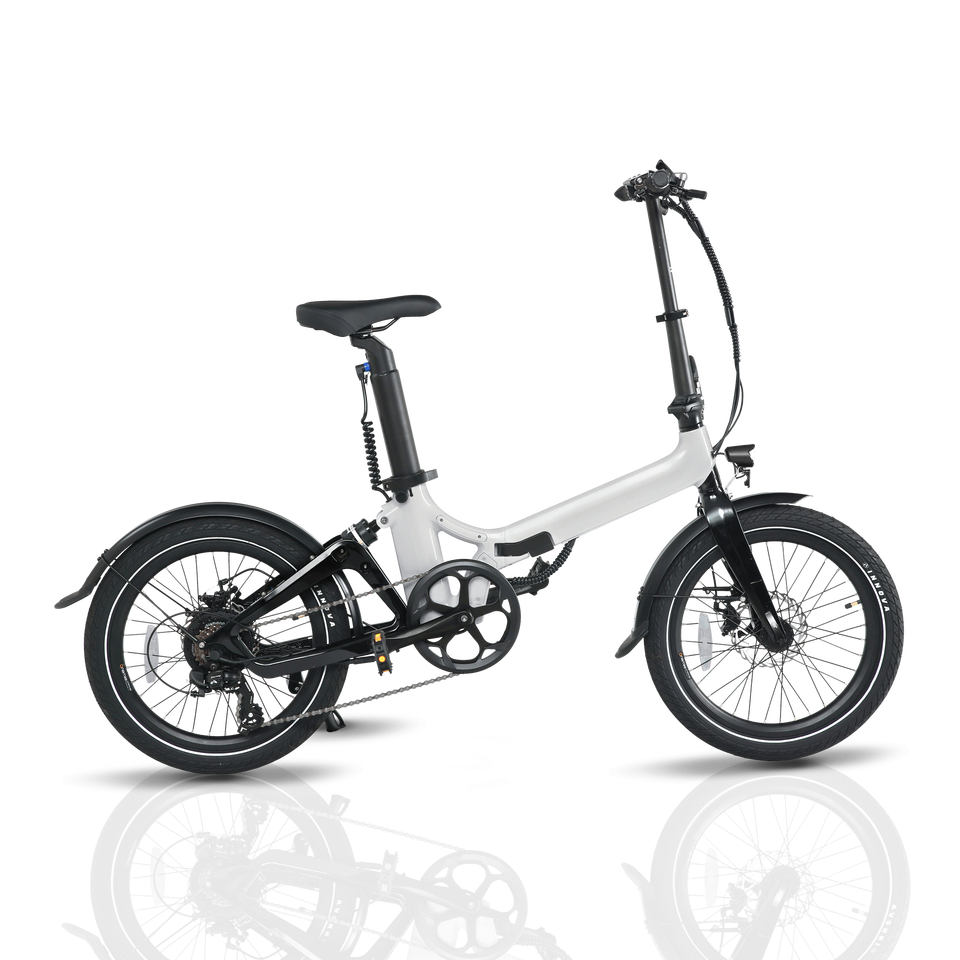 Onemile Nomad E2 Electric Folding Bike 250W 36V 10ah 20*4.0inch Tyre 25km/h Speed 80km Range Hydraulic Disc Brake