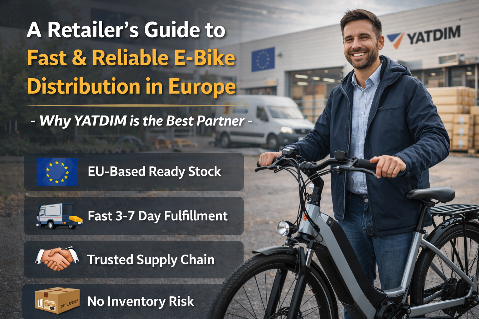 The Ultimate Guide to Fast & Reliable E-Bike Distribution in Europe: Why YATDIM Is the Smart Choice for Retailers
