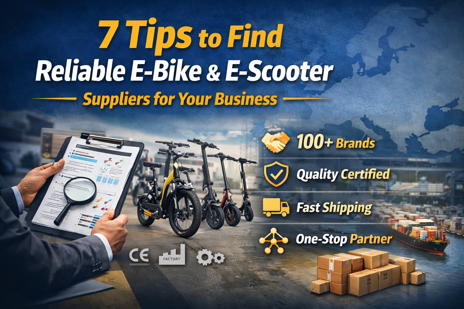 How to Quickly Find Reliable E-Bike and E-Scooter Suppliers for Your Business