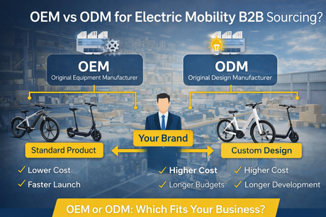 Electric Mobility B2B Sourcing: How to Choose Between OEM and ODM Models? A Decision-Making Guide