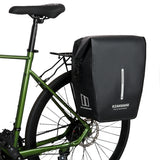 18L Waterproof Bicycle Pannier Bag - Side-Mounted, Tool-Free Installation